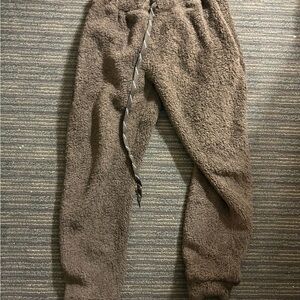 Cozy Brown Fleece Joggers